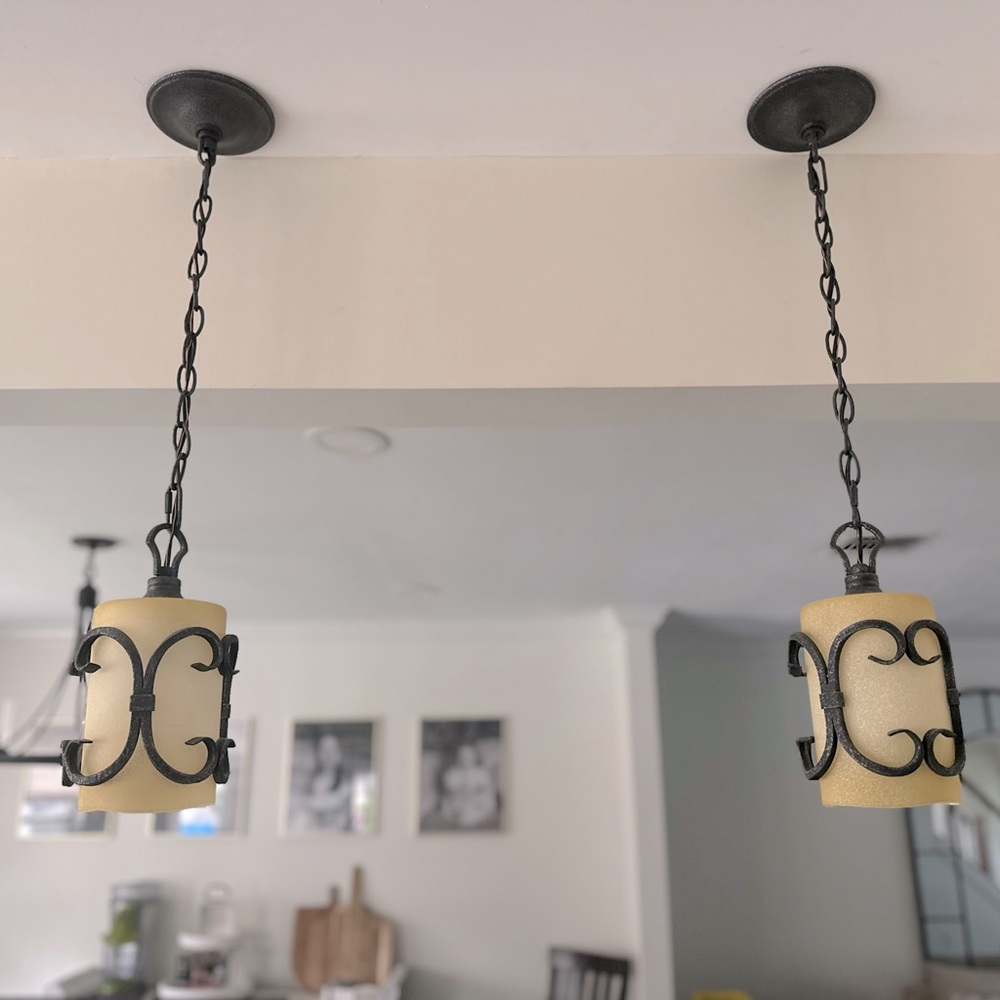 Golden Lighting Madera Mini Pendant Lights (Set of two)